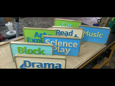 Personalized signs for business