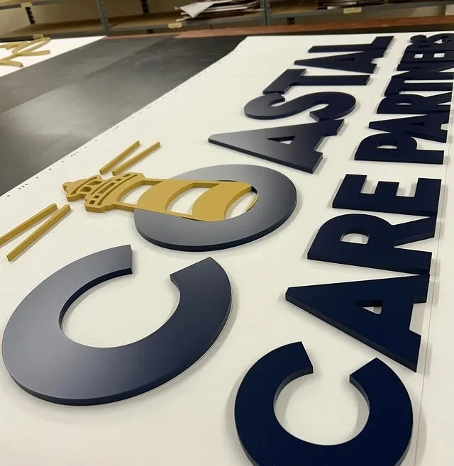 Coastal Care Partners dimensional logo and letter set