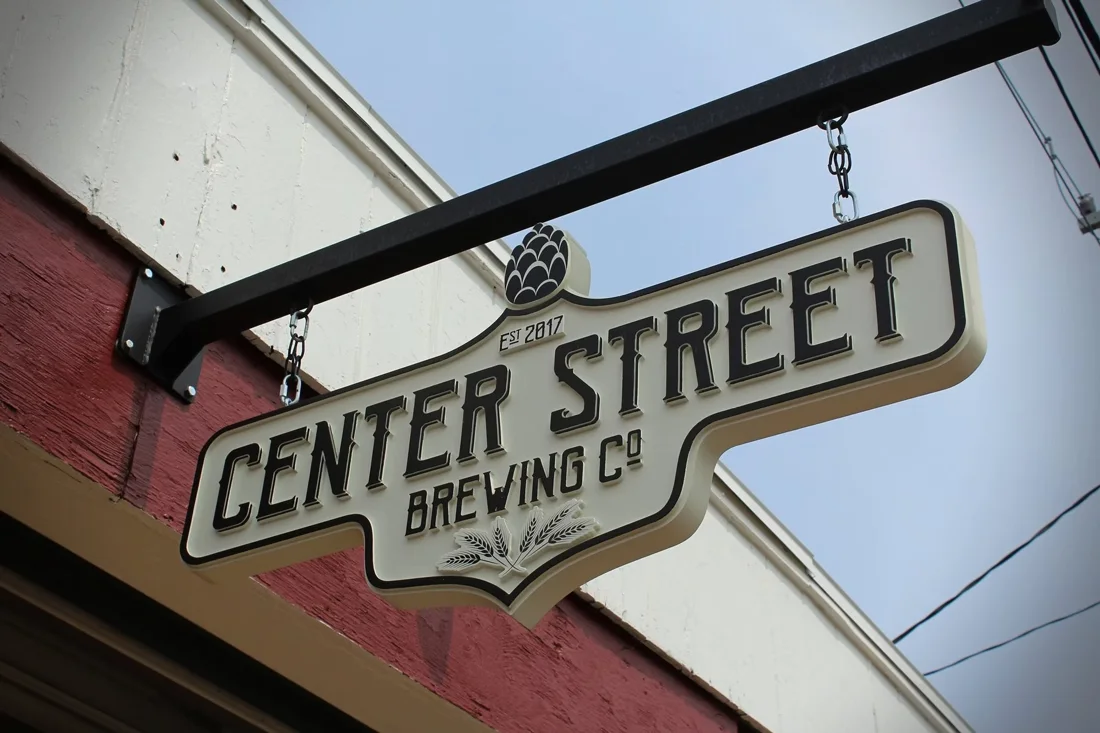 Dimensional brewery sign from our portfolio