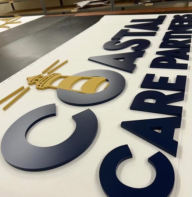 Coastal Care Partners dimensional logo and letter set