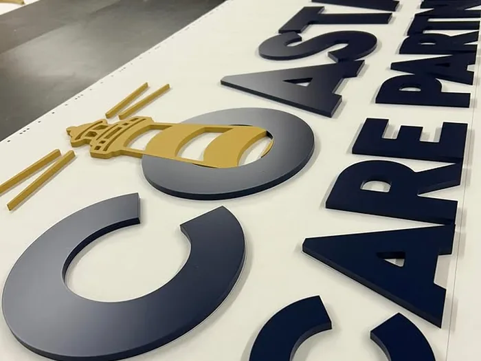 Coastal Care Partners dimensional logo and letter set