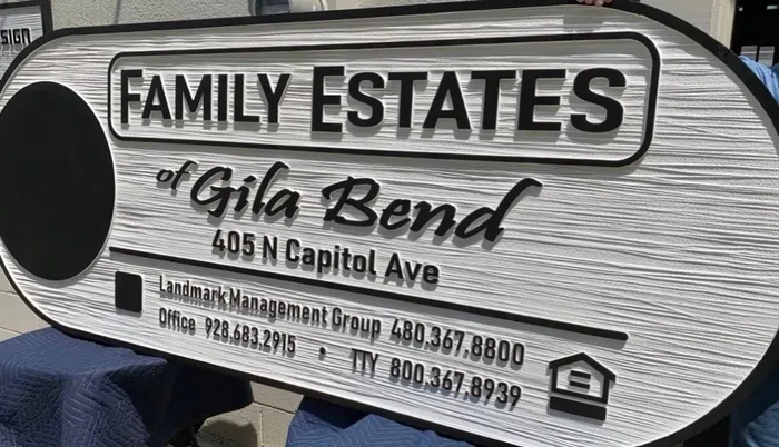 Family Estates of Gila Bend property sign