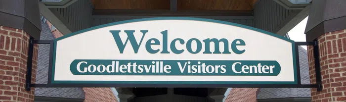 Goodlettsville Visitors Center welcome sign