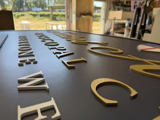 Recent custom sign fabrication photo 10