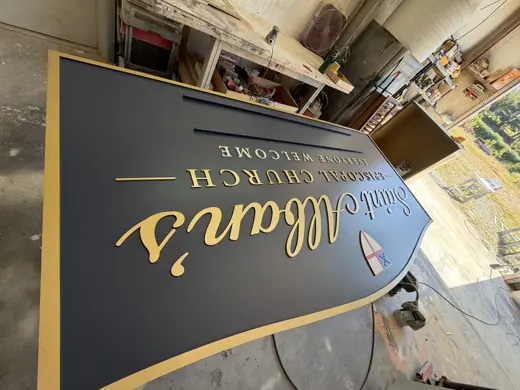 Recent custom sign fabrication photo 11